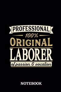 Professional Original Laborer Notebook of Passion and Vocation