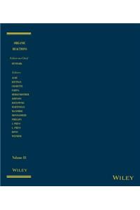 Organic Reactions, Volume 81