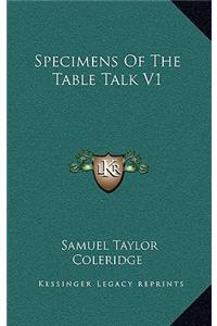 Specimens of the Table Talk V1