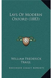 Lays Of Modern Oxford (1883)