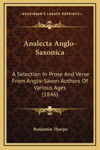 Analecta Anglo-Saxonica