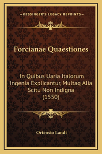 Forcianae Quaestiones