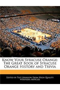 Know Your Syracuse Orange