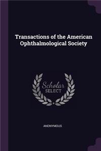 Transactions of the American Ophthalmological Society