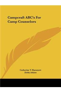 Campcraft ABC's For Camp Counselors