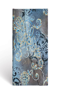 Paperblanks Gossamer Grey Belle Époque Hardcover Mini Lined Wrap Closure 176 Pg 85 GSM