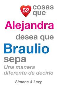 52 Cosas Que Alejandra Desea Que Braulio Sepa
