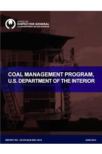 Coal Management Program, U.S. Department of the Interior