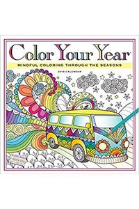 Color Your Year 2018 Calendar