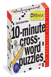 Mensa 10-Minute Crossword Puzzles Page-A-Day Calendar 2022