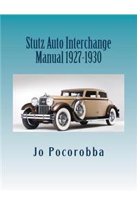 Stutz Auto Interchange Manual 1927-1930