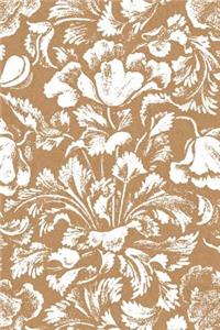Floral Poppy Design Kraft Journal