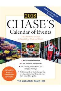 Chase's Calendar of Events 2018: The Ultimate Go-To Guide for Special Days, Weeks and Months