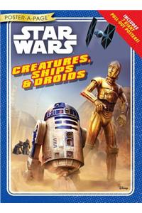 Star Wars Creatures, Ships & Droids Poster-A-Page