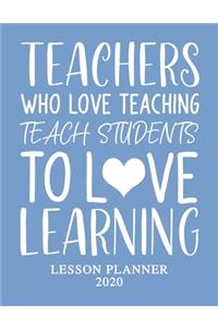 Lesson Planner 2020