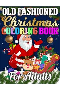 Old Fashioned Christmas Coloring Book for Adults