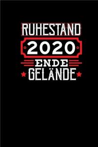 Ruhestand 2020 Ende Gelände