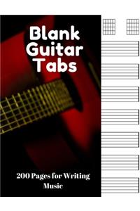 Blank Guitar Tabs