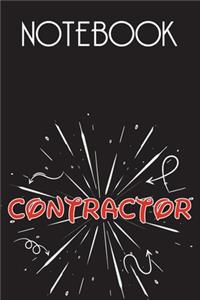 CONTRACTOR Notebook, Simple Design