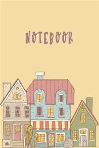 A Classic Old Town Lined Blank Notebook