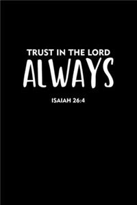 Trust In The Lord