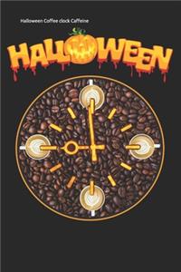 Halloween Coffee clock Caffeine