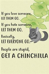 Get A Chinchilla Notebook Journal
