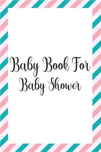 Baby Book For Baby Shower