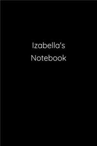 Izabella's Notebook: Notebook / Journal / Diary - 6 x 9 inches (15,24 x 22,86 cm), 150 pages.