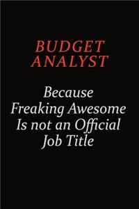 Budget Analyst Because Freaking Awesome Is Not An Official Job Title