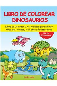 Libro de colorear dinosaurios
