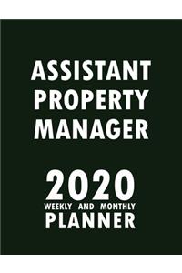 Assistant Property Manager 2020 Weekly and Monthly Planner