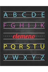 A B C D E F G H I J K Elemeno P Q R S T U V W X Y Z