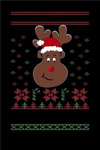 Christmas Reindeer Notebook