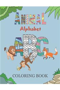 Animal Alphabet Coloring Book - ABC's