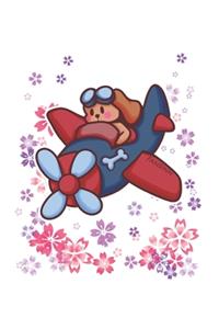 Funny Dog Pilot Notebook