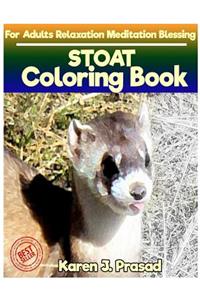 STOAT Coloring book for Adults Relaxation Meditation Blessing