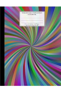 Wide Ruled Composition Notebook 8.5x 11. 120 Pages