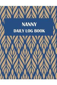 Nanny Daily Log Book