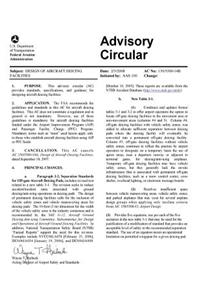 Design of Aircraft Deicing Facilities