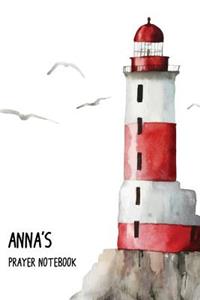 Anna's Prayer Notebook