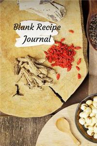 Blank Recipe Journal