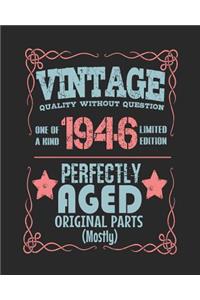 Vintage Quality Without Question One of a Kind 1946 Limited Edition Perfectly Aged Original Parts Mostly