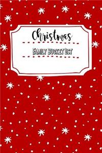 Christmas Family Bucket List