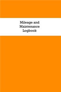 Mileage and Maintenance Logbook