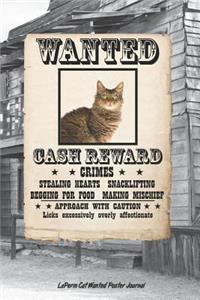 Laperm Cat Wanted Poster Journal