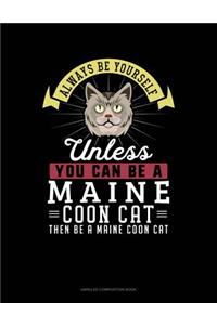 Always Be Yourself Unless You Can Be a Maine Coon Cat Then Be a Maine Coon Cat