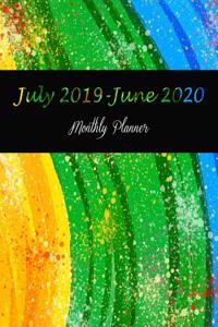 July 2019-June 2020 Monthly Planner