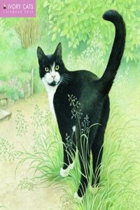 IVORY CATS WALL CALENDAR 2010