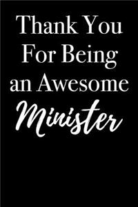 Thank You for Being an Awesome Minister